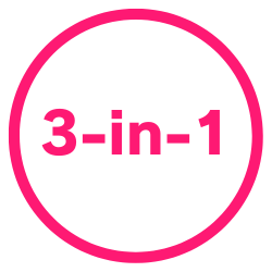 3-in-1機能：電動ヒップ＆ウエスト、オートフェラ機能、自動締め付け＆吸引機能