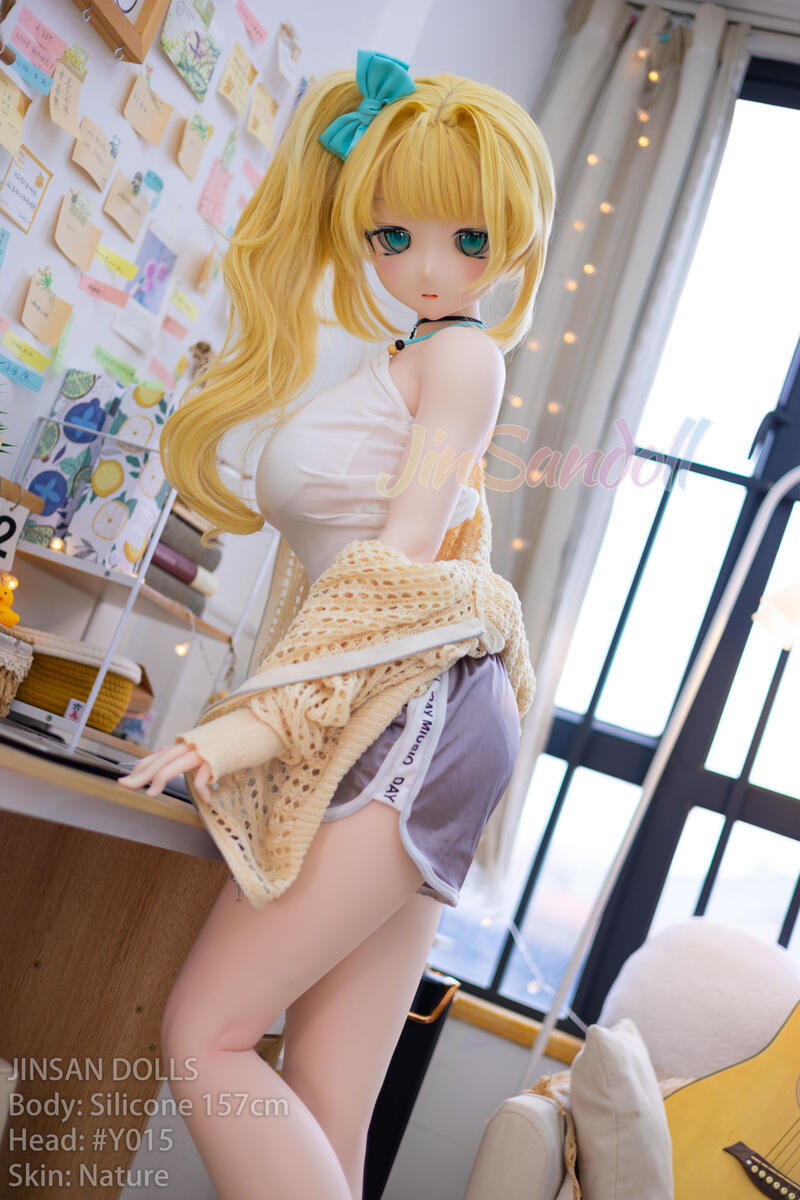 WMDOLL #Y015 爱苏 157cm 可愛い ビニールヘッド＋S-TPEボディ ラブドール貧乳3