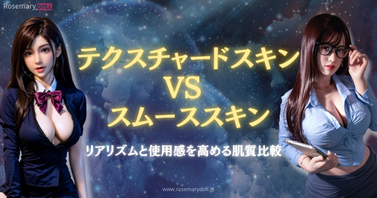 テクスチャードスキン vs スムーススキン：リアリズムと使用感を高める肌質比較